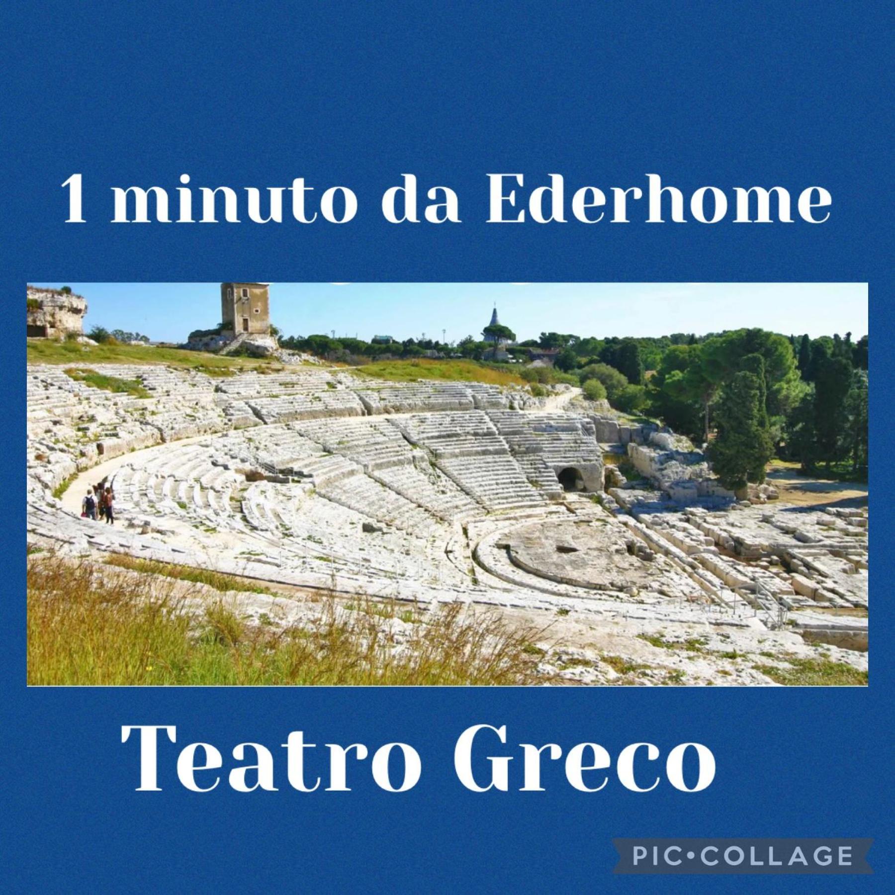 Eder Home A Un Passo Dal Teatro Greco Syrakus Exterior foto